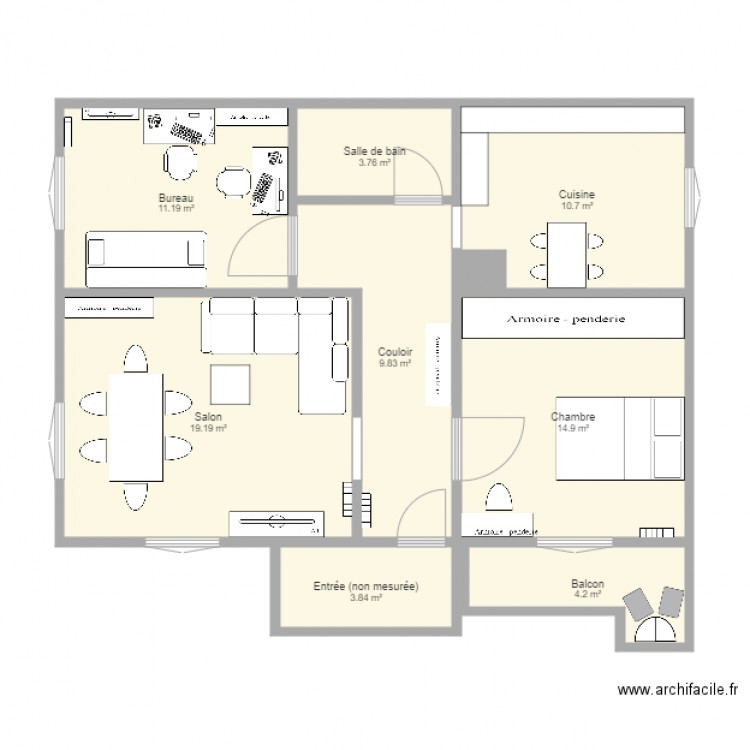 Morges. Plan de 0 pièce et 0 m2