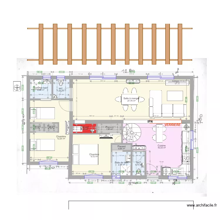 Plan Renovation . Plan de 