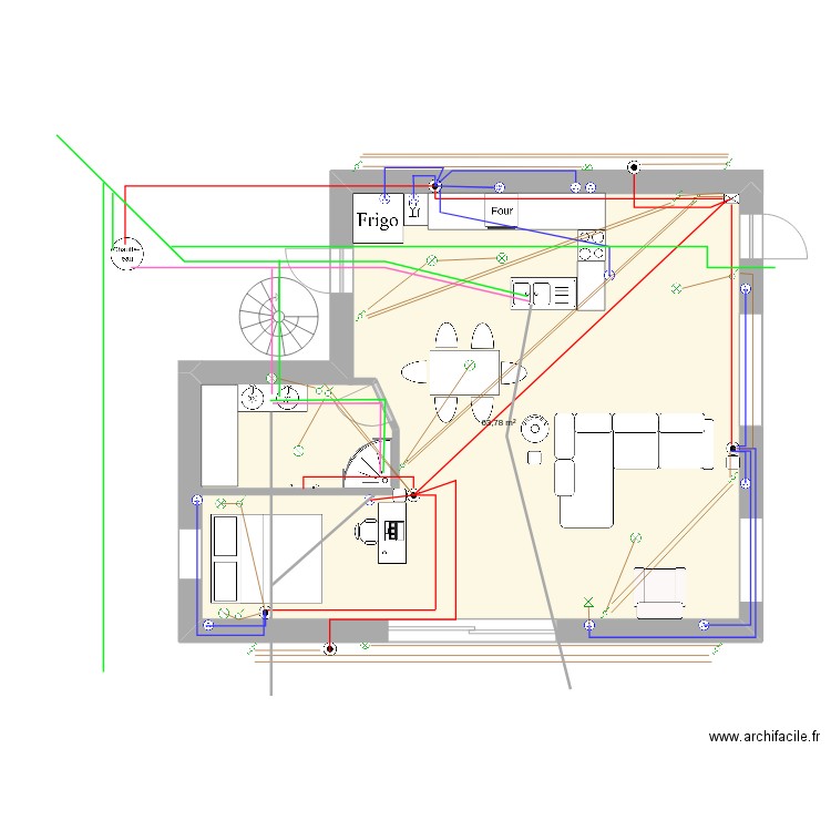 LINAC. Plan de 0 pièce et 0 m2