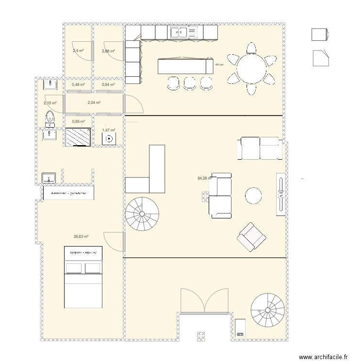 RDC V1 9. Plan de 0 pièce et 0 m2