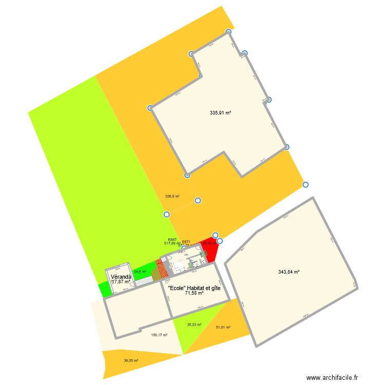projet bis. Plan de 0 pièce et 0 m2