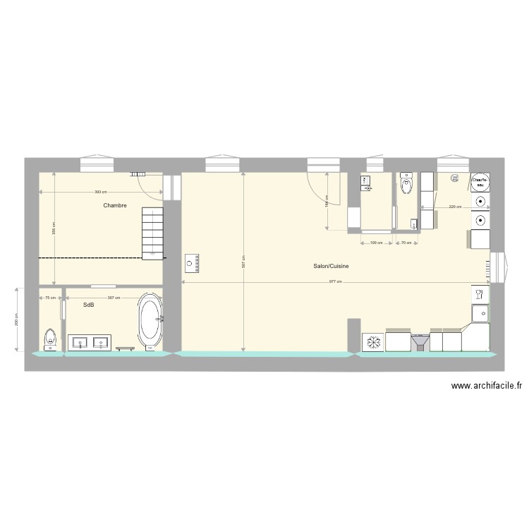 Dammartin cotations. Plan de 0 pièce et 0 m2