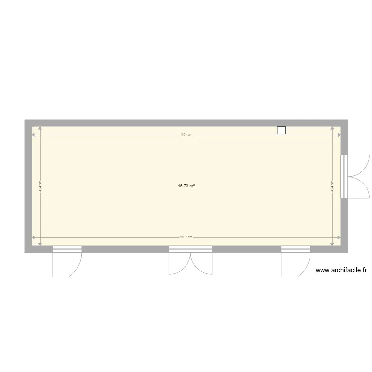 Val&egrave;ne maison berger 1er &eacute;tage avant travaux. Plan de 