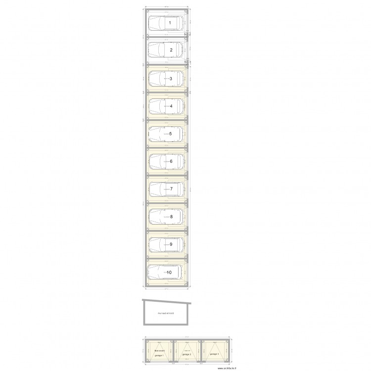 garage realville. Plan de 0 pièce et 0 m2