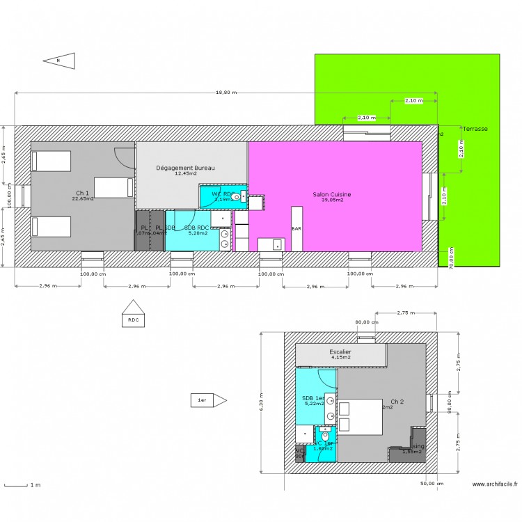 RENOVATION CRASTES. Plan de 0 pièce et 0 m2