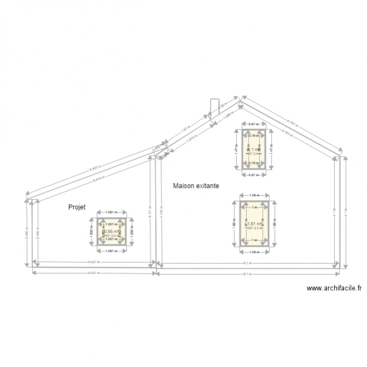 LEBRUN Pierre    PIGNON GAUCHE. Plan de 0 pièce et 0 m2