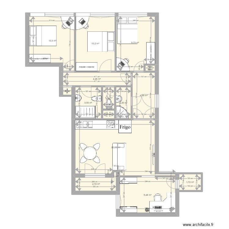 Plaisir travaux + BUREAU. Plan de 0 pièce et 0 m2