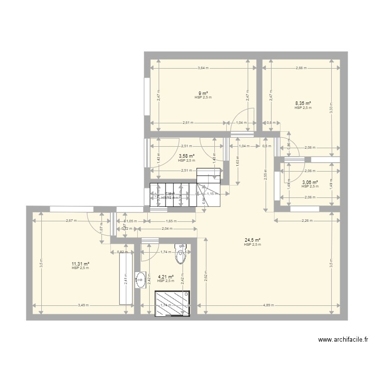 Plan 2. Plan de 0 pièce et 0 m2