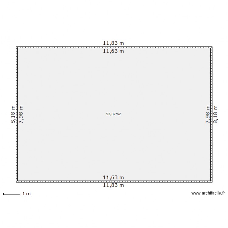 vulaine surface générale. Plan de 0 pièce et 0 m2