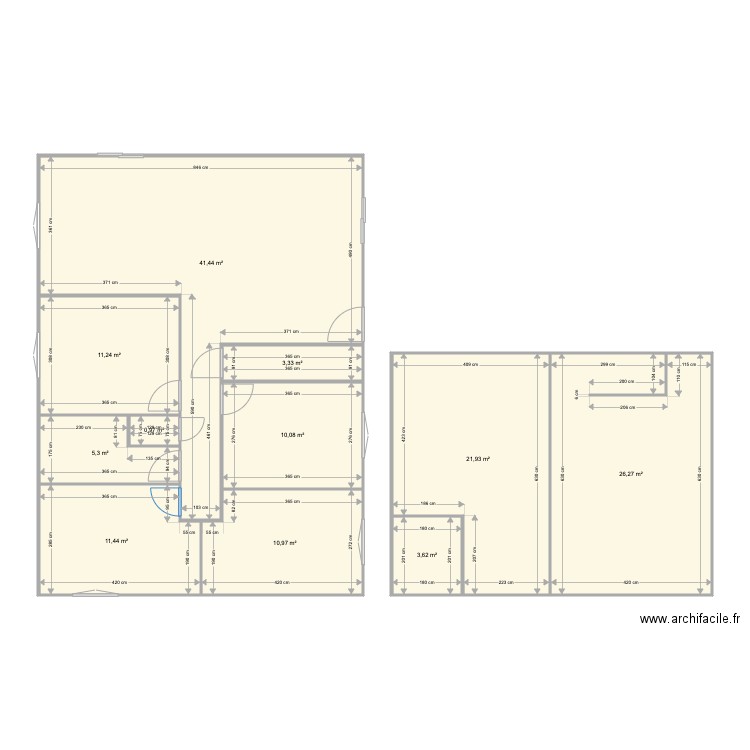 maison Goncelin. Plan de 0 pièce et 0 m2