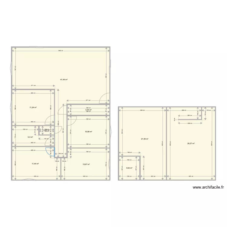 maison Goncelin. Plan de 