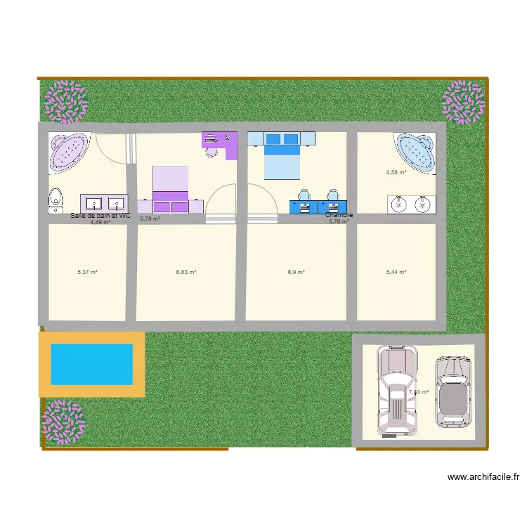 ma future maison. Plan de 