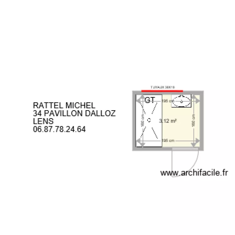 RATTEL MICHEL. Plan de 