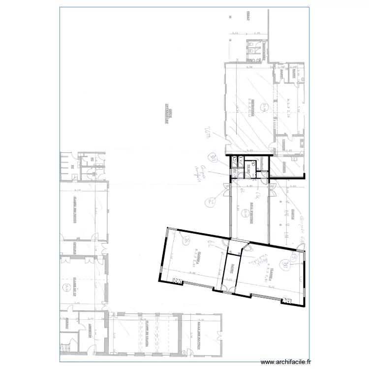 Nouvelle ecole. Plan de 