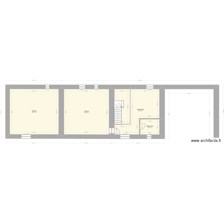 CHEZ VOIX ETAGE. Plan de 0 pièce et 0 m2