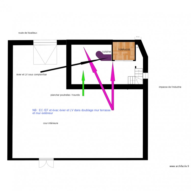 ETAGE IMPLANT PLB. Plan de 0 pièce et 0 m2