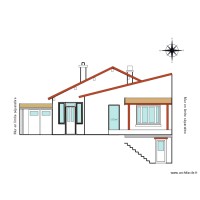 Plan de facade après projet N