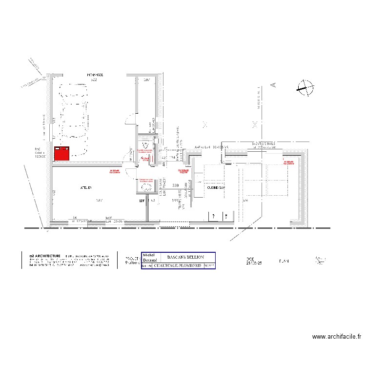 BASCAN CHAUFFAGE. Plan de 0 pièce et 0 m2