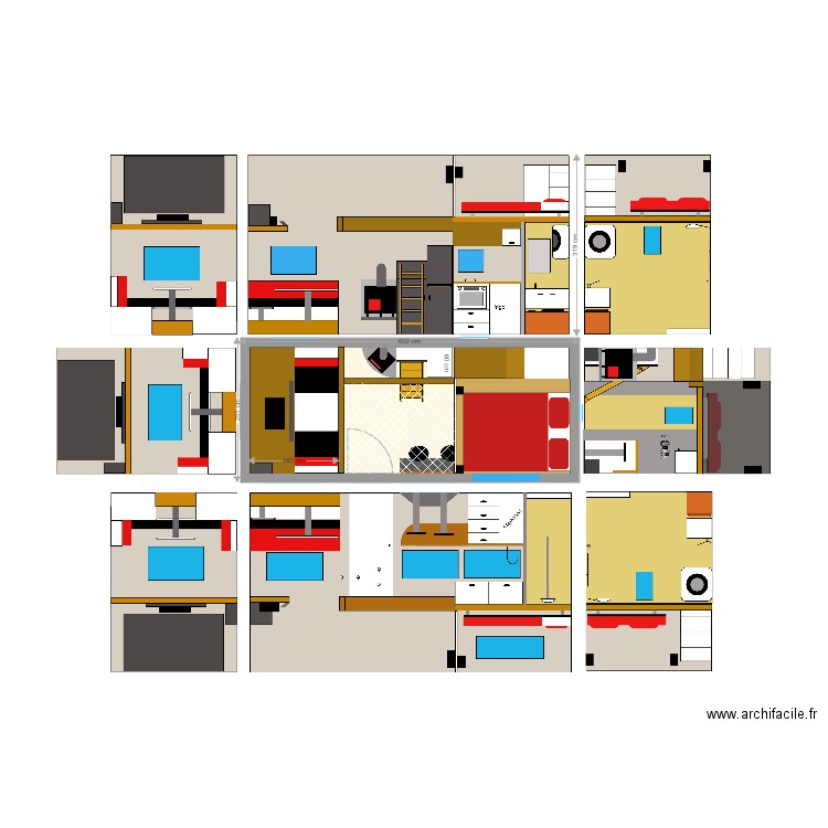 house 10. Plan de 0 pièce et 0 m2