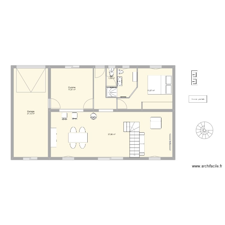 Maison ISPOURE avec travaux. Plan de 0 pièce et 0 m2