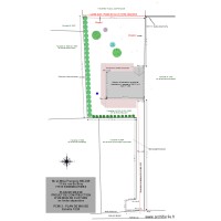 PLAN DE MASSE / Mur de clôture en limite séparative