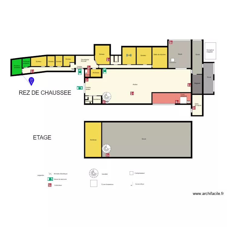 PLAN BUREAUX. Plan de 