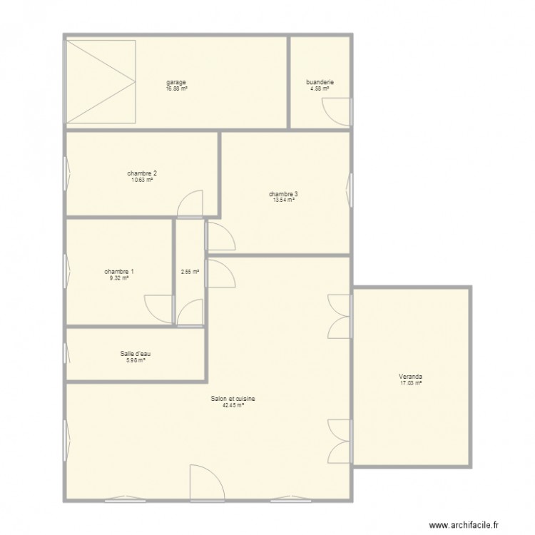 Maison FUILLA. Plan de 0 pièce et 0 m2