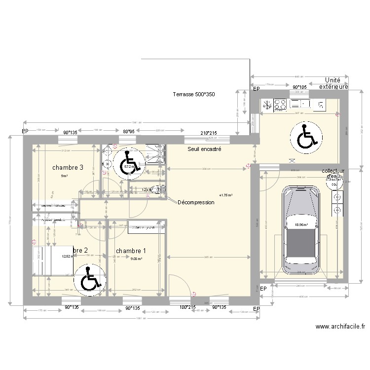 plantravauxdéfinitifs4062018coté. Plan de 0 pièce et 0 m2