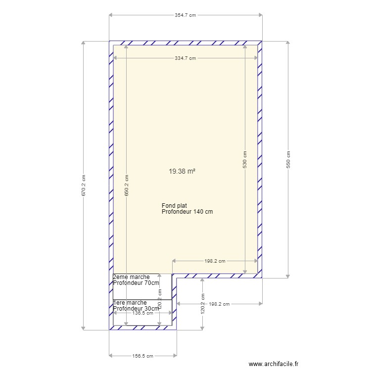piscine 2021. Plan de 0 pièce et 0 m2