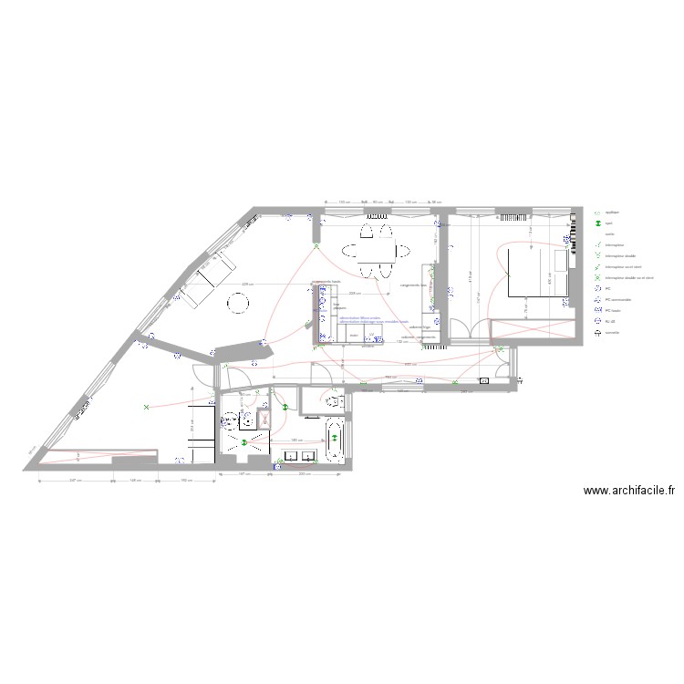 mezieres chambre 2 V 4. Plan de 0 pièce et 0 m2