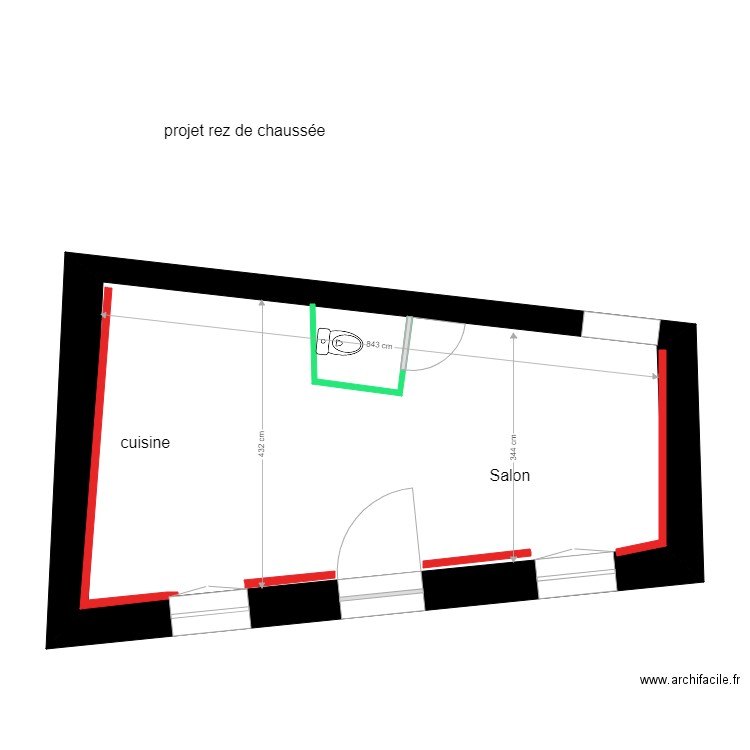 LEWI  projet bas. Plan de 0 pièce et 0 m2