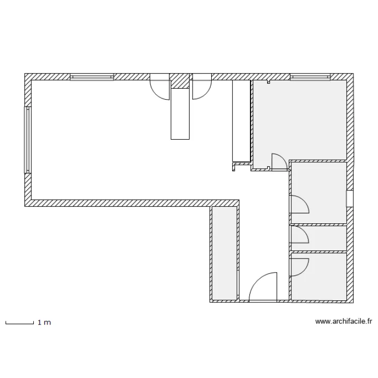 Appart. SUN SEA aprés travaux. Plan de Appart. SUN SEA aprés travaux. Plan de