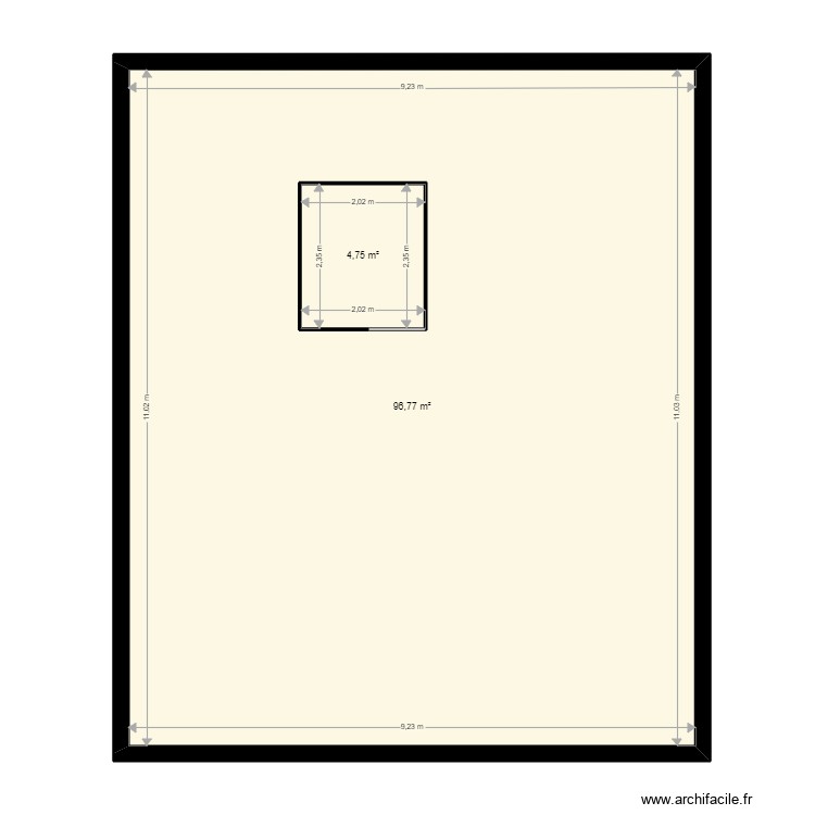 combles. Plan de 0 pièce et 0 m2