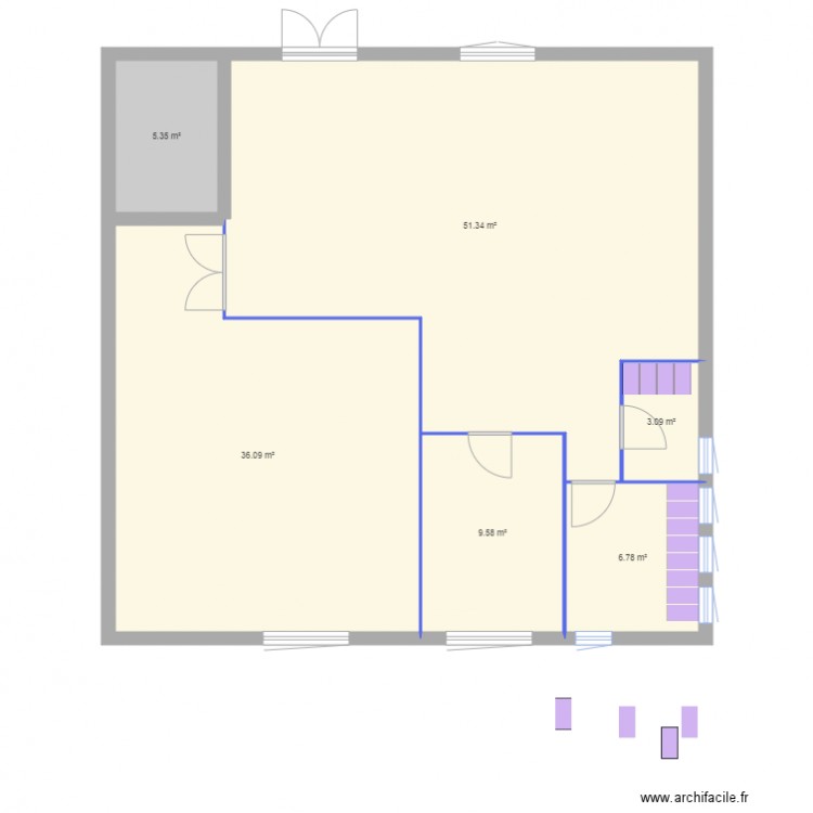 prest. Plan de 0 pièce et 0 m2