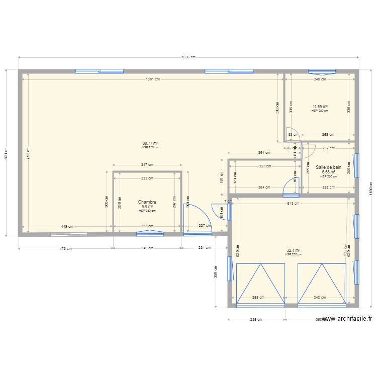 maubert 8. Plan de 0 pièce et 0 m2