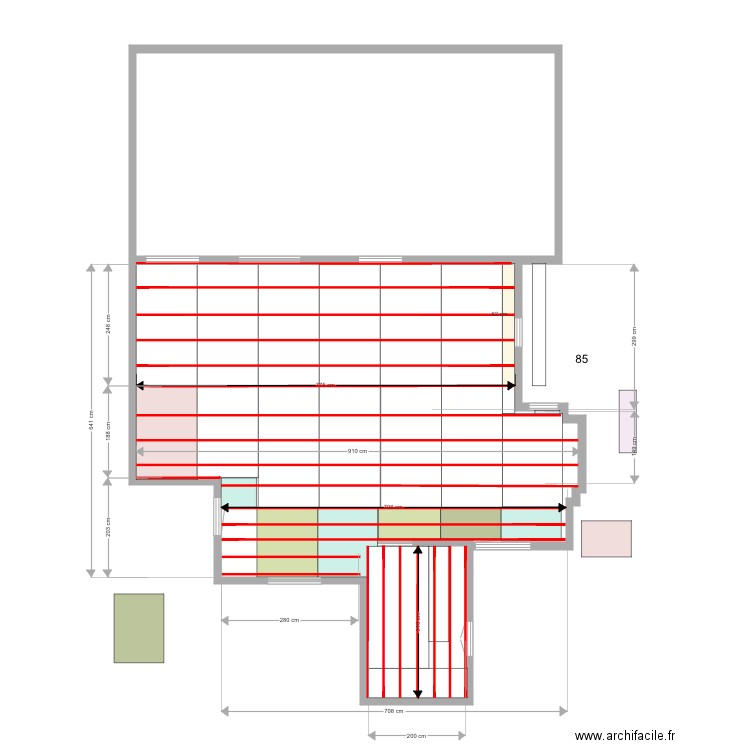 MOLEROVA plafond. Plan de 0 pièce et 0 m2