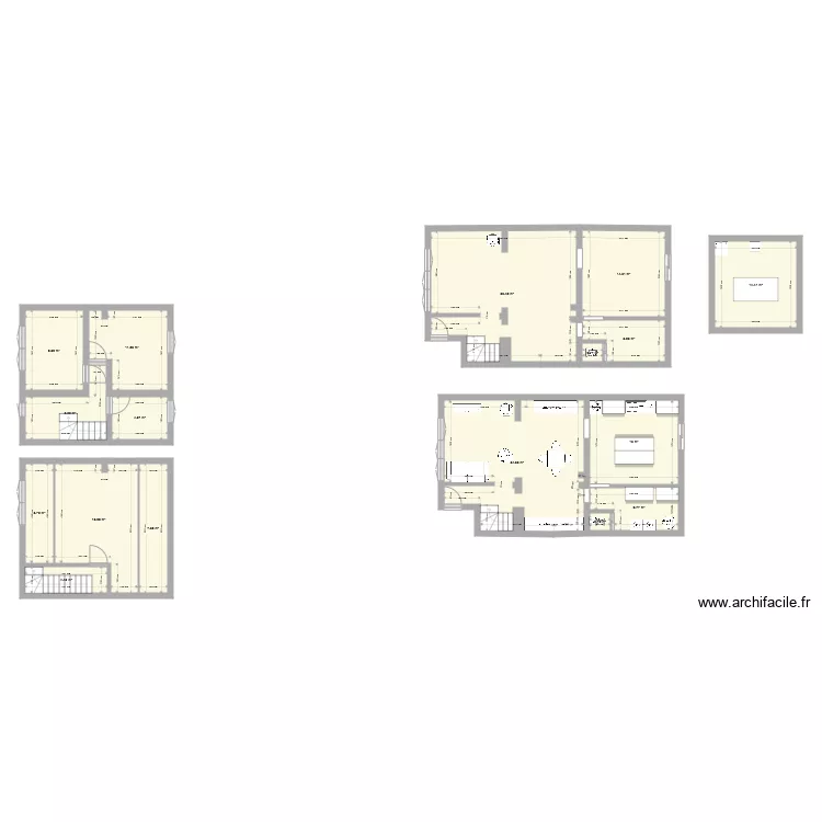 Maison Marcq haut. Plan de 