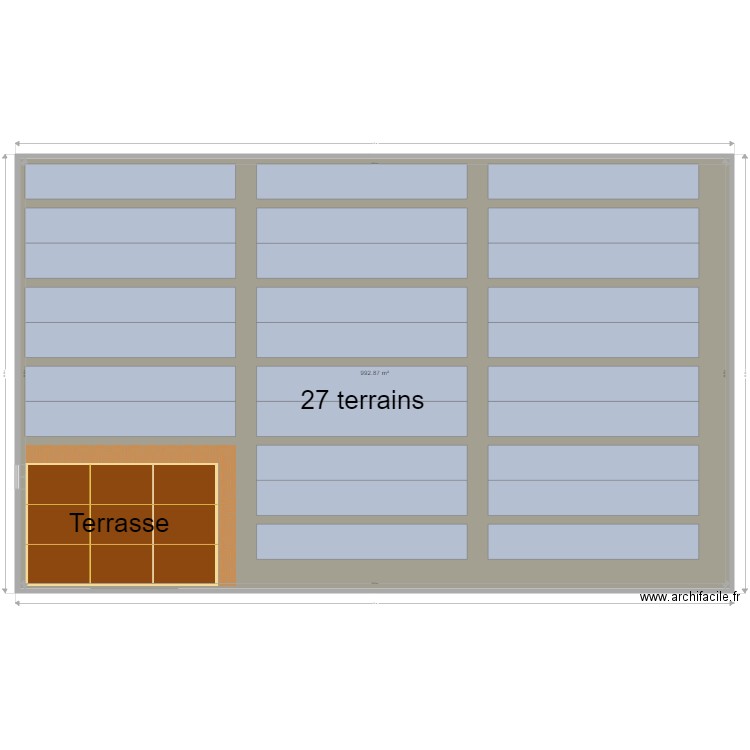 Salle Jauche terrains. Plan de 0 pièce et 0 m2