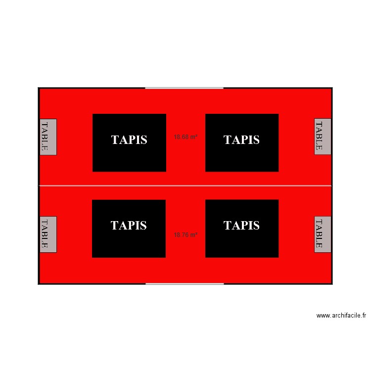 TENTE 7m50X5. Plan de 0 pièce et 0 m2