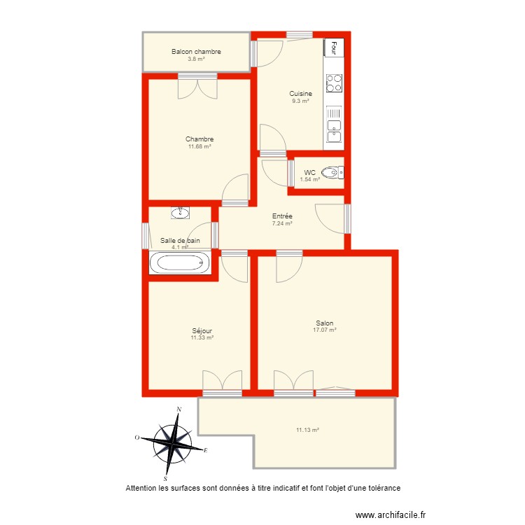 BI 2699 non côté. Plan de 0 pièce et 0 m2