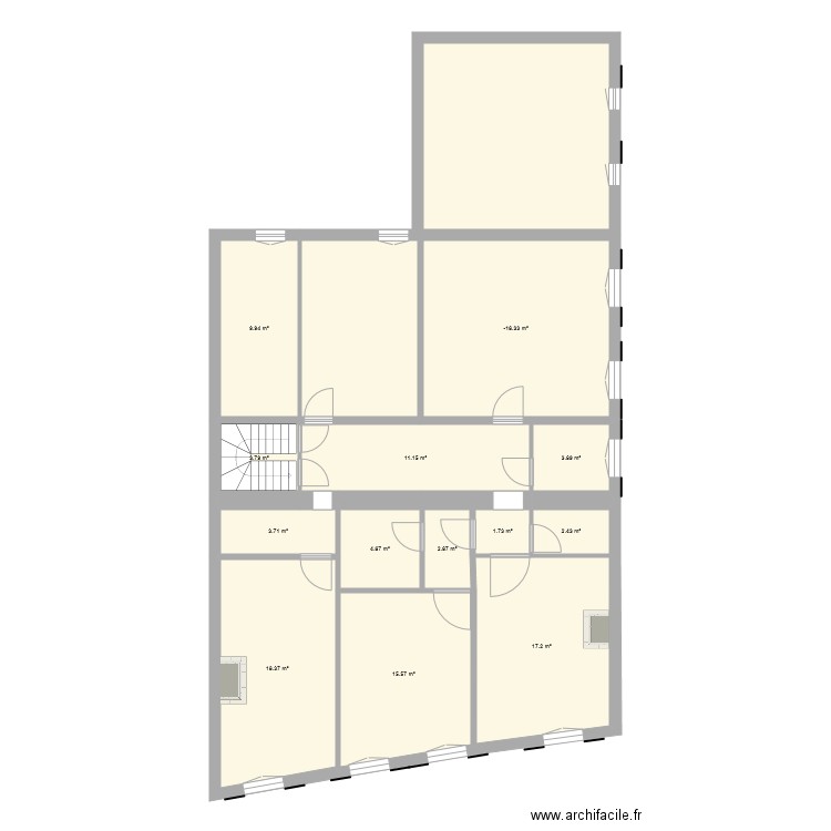 Pharmacie ST Christoly étage 1. Plan de 0 pièce et 0 m2