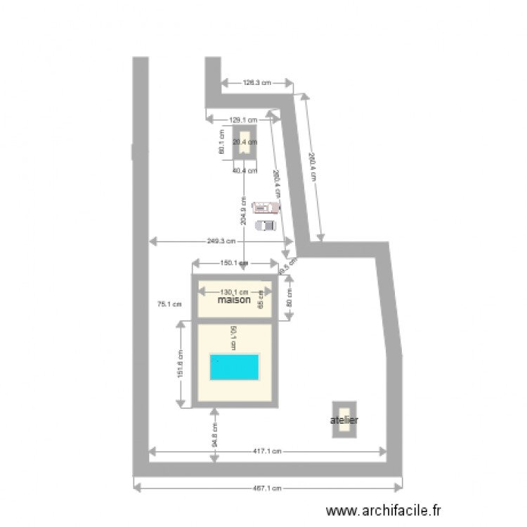 alva plan masse 2. Plan de 0 pièce et 0 m2