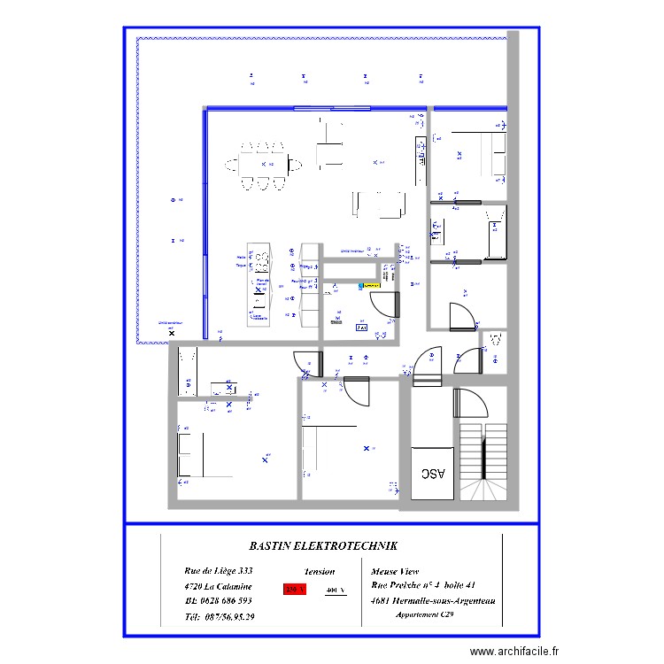 Meuse View C29 réception. Plan de 0 pièce et 0 m2