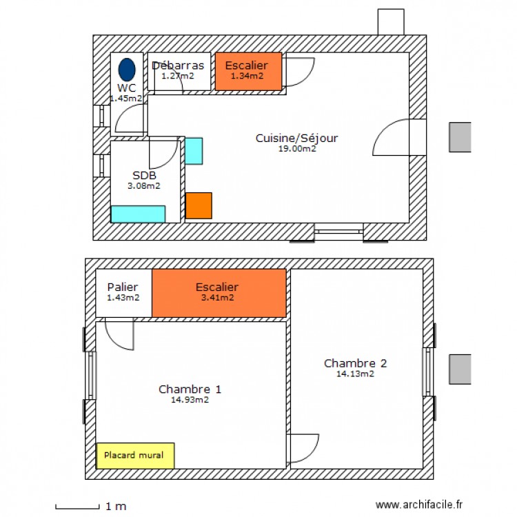 BRUNET. Plan de 0 pièce et 0 m2