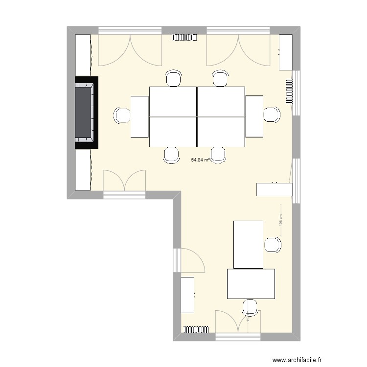 Bureau technique v2. Plan de 0 pièce et 0 m2