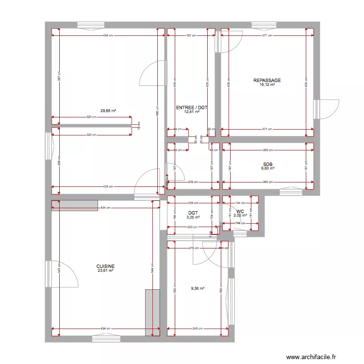 HOCHENAUER PLANS EXISTANTS. Plan de 