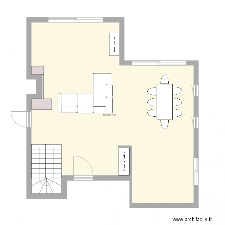 Salon SAM Cuisine. Plan de 0 pièce et 0 m2
