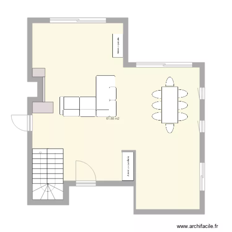 Salon SAM Cuisine. Plan de 