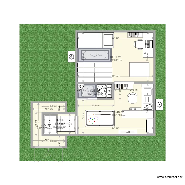 vrai maison au groenland par exemple. Plan de 