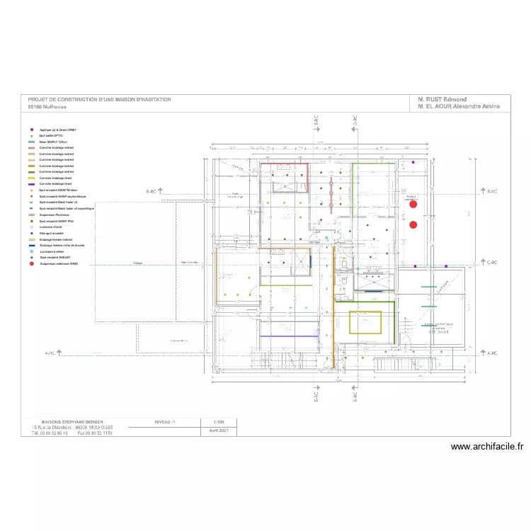 RUST ETAGE V3. Plan de 